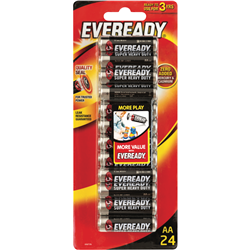 Eveready Heavy Duty AA Batteries 24 Pack