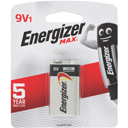 Energizer Max 9V 1Pk Battery