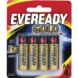 Eveready Gold AA Batteries 4 Pack