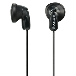 Sony In Ear MDRE9LPB Black Headphones