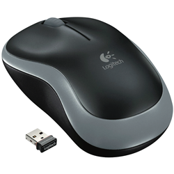 Logitech M185 Wireless Mouse (Grey)
