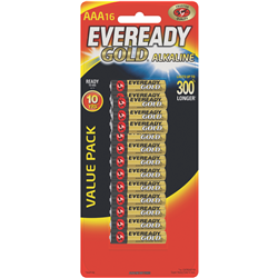 Eveready Gold AAA 16 Pack