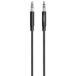 Belkin 3.5mm Aux Premium Braided Cable (Black)