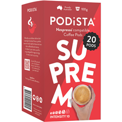 PODiSTA Supremo Coffee Pods 20pk