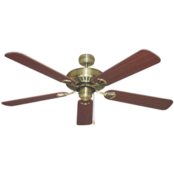 Mercator 130cm Hayman Antique Brass Ceiling Fan