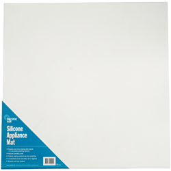 Pacifica White Silicone Appliance Mat