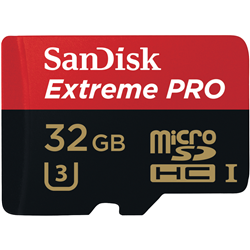 Sandisk 32GB Micro SD Extreme Pro Memory Card