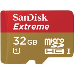 Sandisk 32GB Micro SD Extreme Memory Card