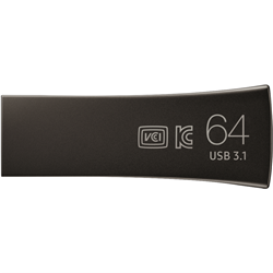 Samsung 64GB USB3.1 Bar Plus Flash Drive Gray