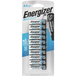 Energizer Max Plus AA Batteries 10 Pack