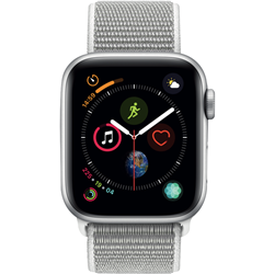 Apple Watch Series 4 GPS 40mm Silver Aluminium Case with Seashell Sport Loop