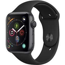 Apple Watch Series 4 GPS 44mm Space Grey Aluminium Case with Black Sport Band