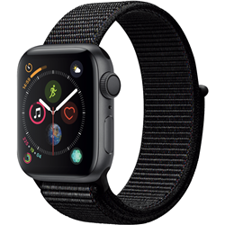 Apple Watch Series 4 GPS 40mm Space Grey Aluminium Case with Black Sport Loop