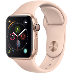 Apple Watch Series 4 GPS 40mm Gold Aluminium Case with Pink Sand Sport Band
