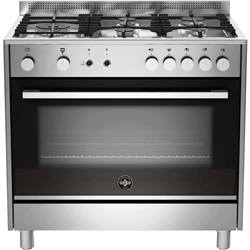 La Germania Futura 90cm Gas Upright Cooker Stainless Steel