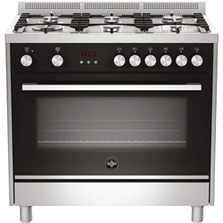 La Germania Futura 90cm Gas Upright Cooker - Stainless Steel