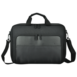 AGVA 15.6 Clamshell Laptop Briefcase - Black