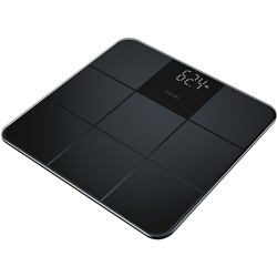 Beurer Digital Glass Scale - Matt/Gloss Black