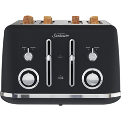 Sunbeam Alinea 4 Slice Toaster Black