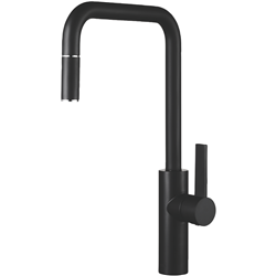 Abey Luz Kitchen Mixer with Pull Out Black