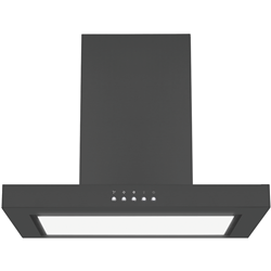 Omega 60cm Canopy Rangehood Matte Black