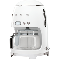 Smeg Retro Drip Filter Coffee Machine - White