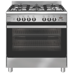 Emilia 80cm Stainless Steel Dual Fuel Cooker
