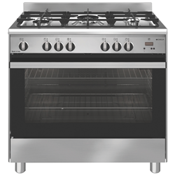 Emilia 90cm Stainless Steel Gas Upright Cooker