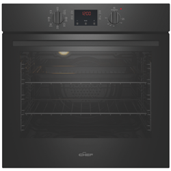 Chef 60cm Electric Oven Dark Stainless