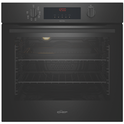 Chef 60cm Pyrolytic Oven Dark Stainless