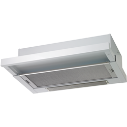 Chef 60CM PULLOUT HOOD WHITE