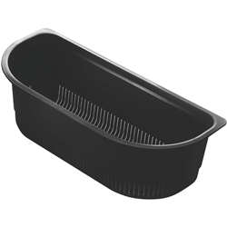 Oliveri AC1820 PETITE D SHAPE COLANDER CHARCOAL