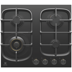 Electrolux 60cm Black Ceramic Glass Gas Cooktop