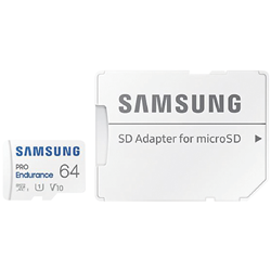 Samsung 64GB Micro SDXC Pro Endurance UHS-1 Class 10 Memory Card