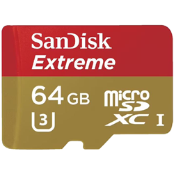 Sandisk Extreme Micro SDXC 64GB SD Memory Card