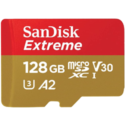 Sandisk Extreme Micro SDXC 128GB Memory Card