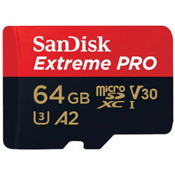 Sandisk Extreme Pro Micro SDXC 64GB SD Memory Card