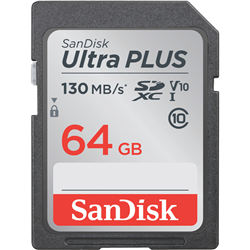 Sandisk 64GB Ultra microSDXC+ Memory Card