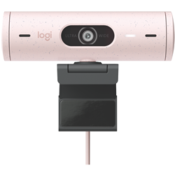 Logitech BRIO 500 Full HD 1080p webcam (Rose)