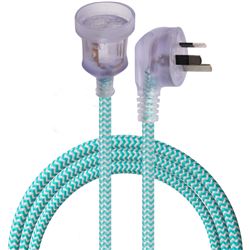 Crest Decord Braided Extension Lead 3m (Green)