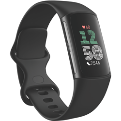 Fitbit Charge 6 - Obsidian/Black Aluminium