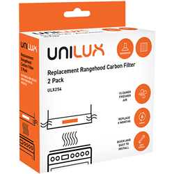 Unilux Carbon Rangehood Filter - 2 pack
