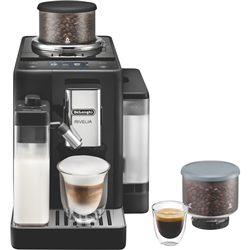 DeLonghi Rivelia Fully Automatic Coffee Machine Black
