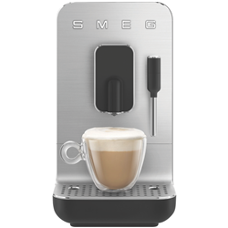 Smeg Bean To Cup Coffee Machine With Steam Wand Matte Black