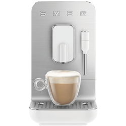 Smeg Bean To Cup Coffee Machine With Steam Wand Matte White