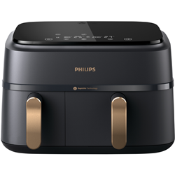 Philips Series 3000 Dual Basket Airfryer XXL Black/Copper