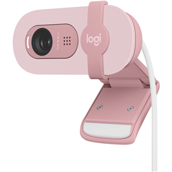 Logitech Brio 100 Full HD 1080p Webcam (Rose)