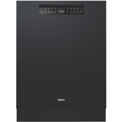 Haier Built Under Steam Dishwasher Black