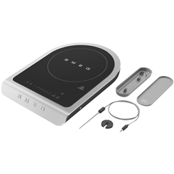Smeg Portable Induction Cooktop Matte Black