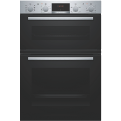 Bosch Series 4 60cm Multifunction Double Oven - Stainless Steel